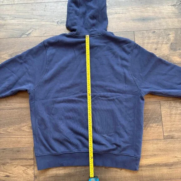 Nike Sportswear Club Fleece Pullover Hoodie LARGE Midnight Navy BV2654-410 - Picture 5 of 12